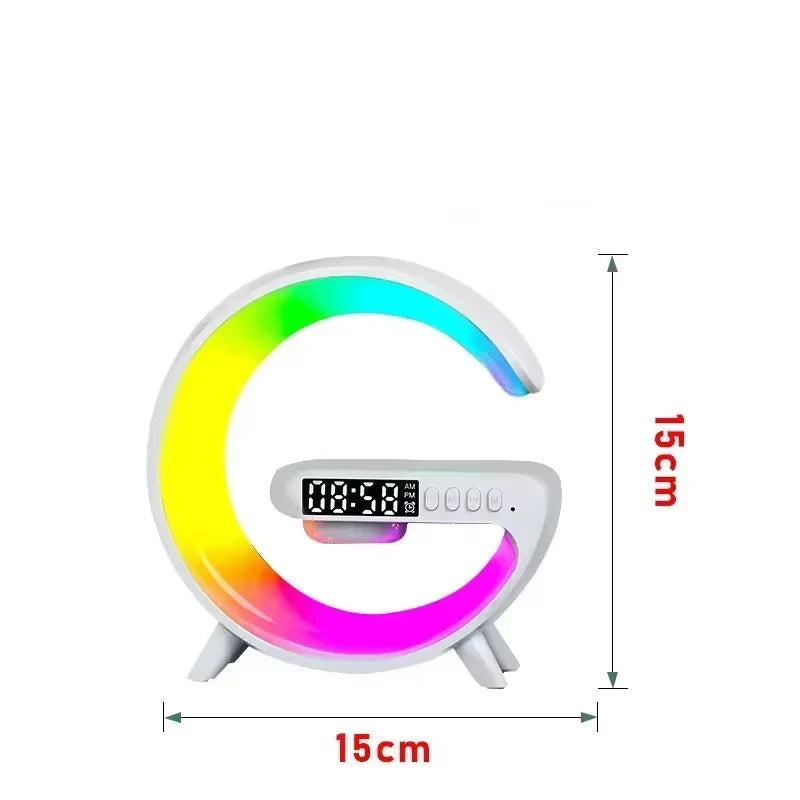 G Wireless Charger Stand Wecker Bluetooth Lautsprecher